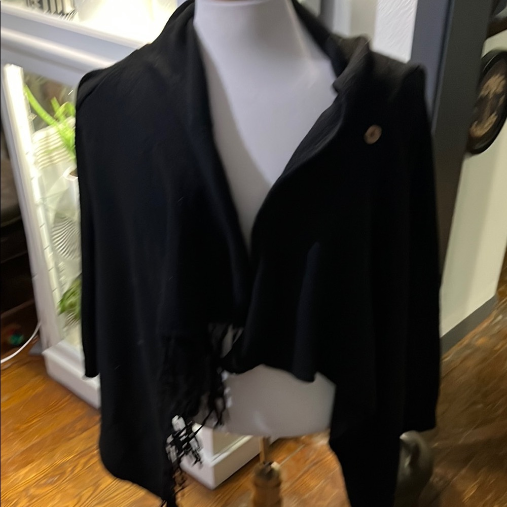 SHEIN Black Cardigan Sweater